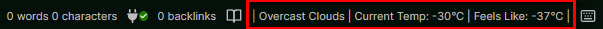 Statusbar