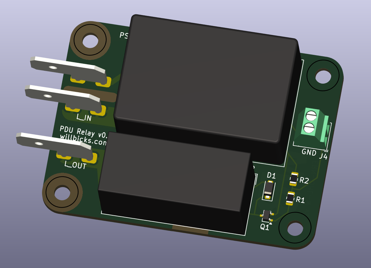 3D preview of PCB