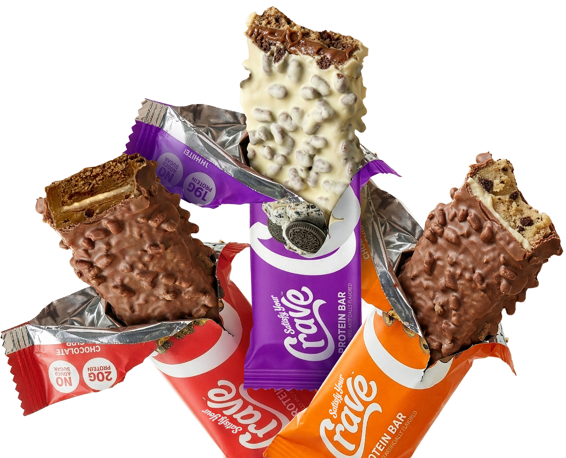 3 opened Crave bars