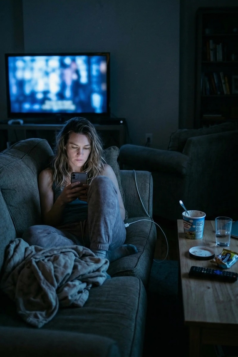Willpower runs out at night — the 8pm moment