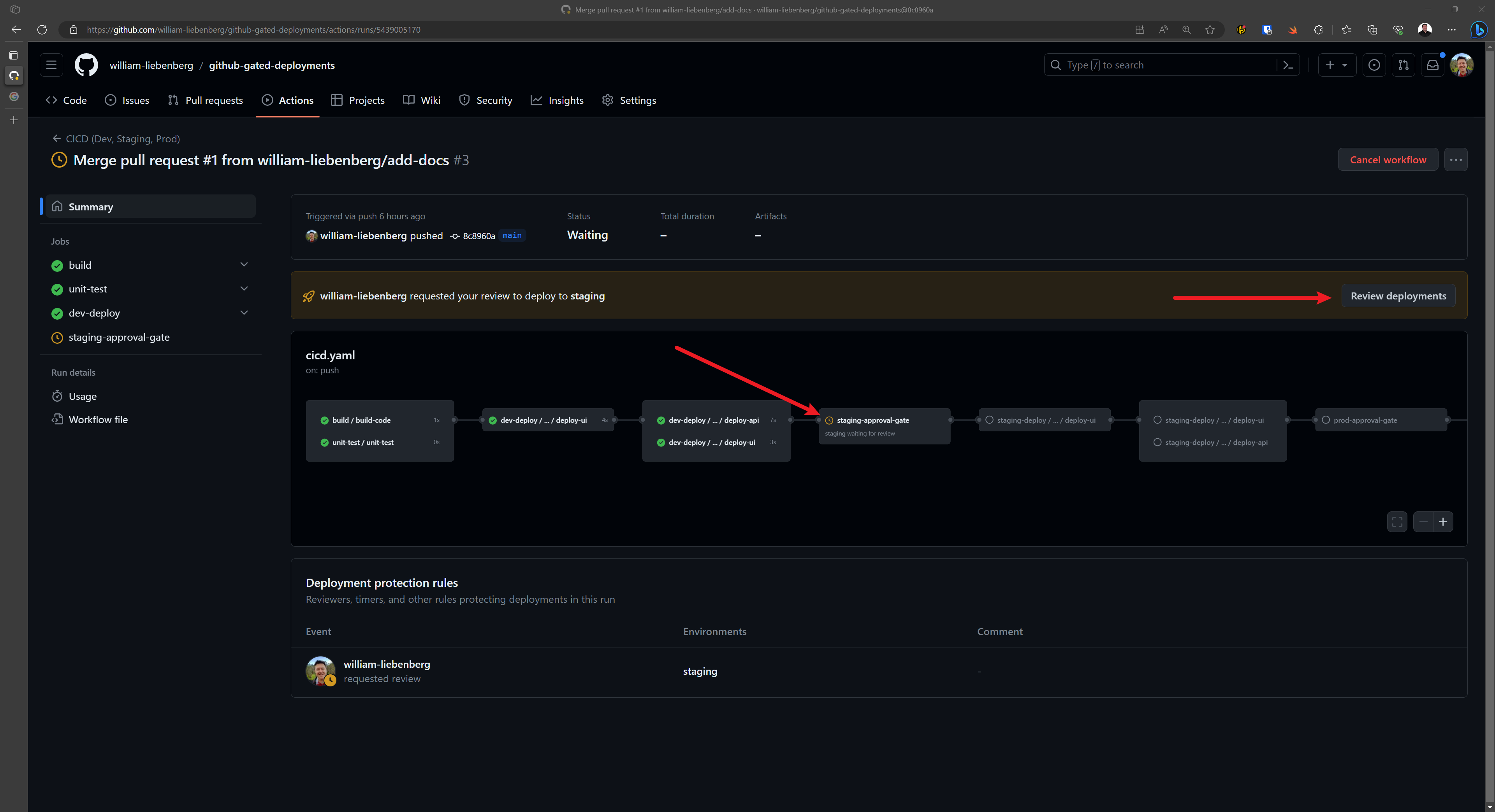 Workflow paused waiting for approval