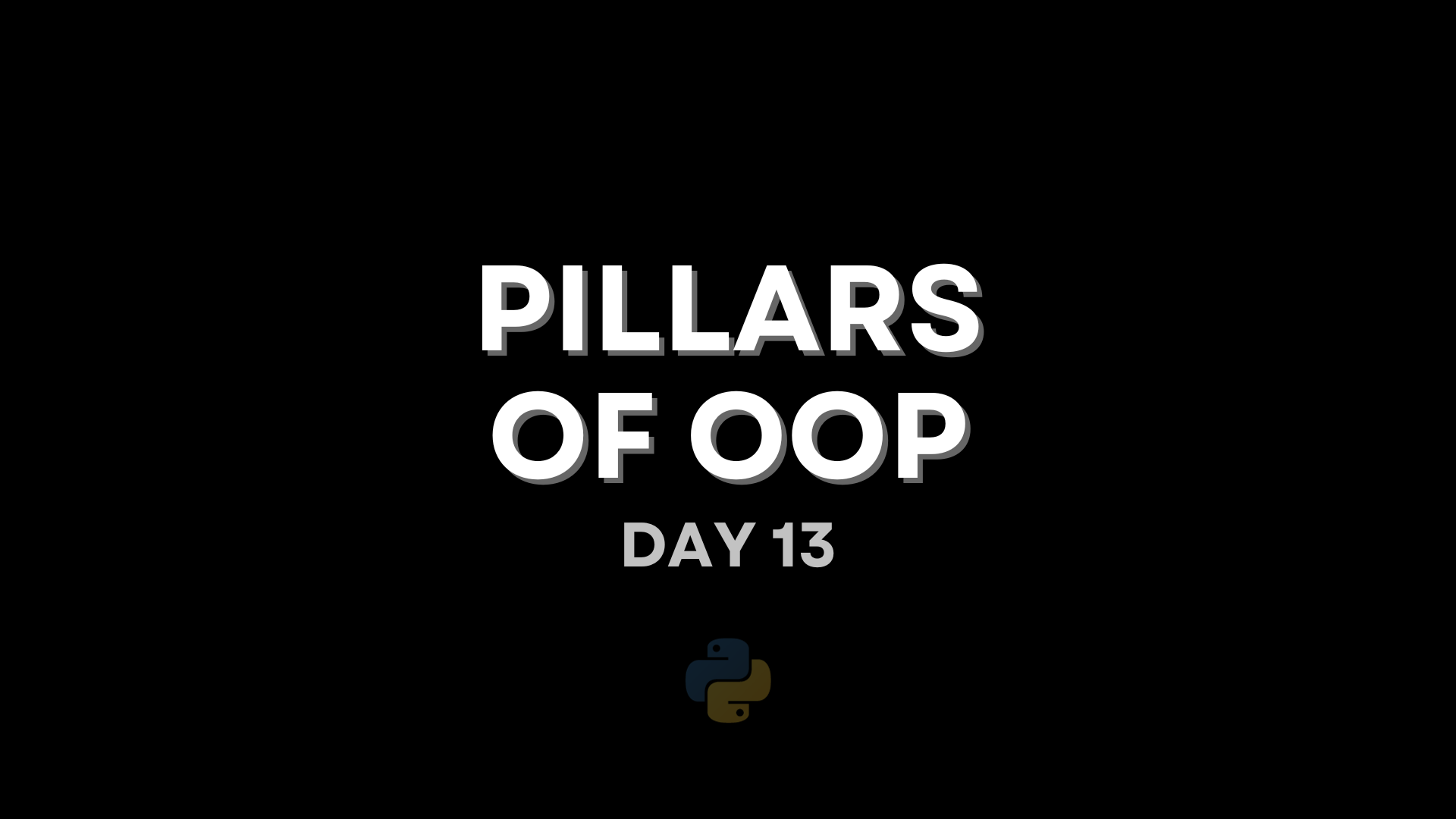 Pillars of OOP