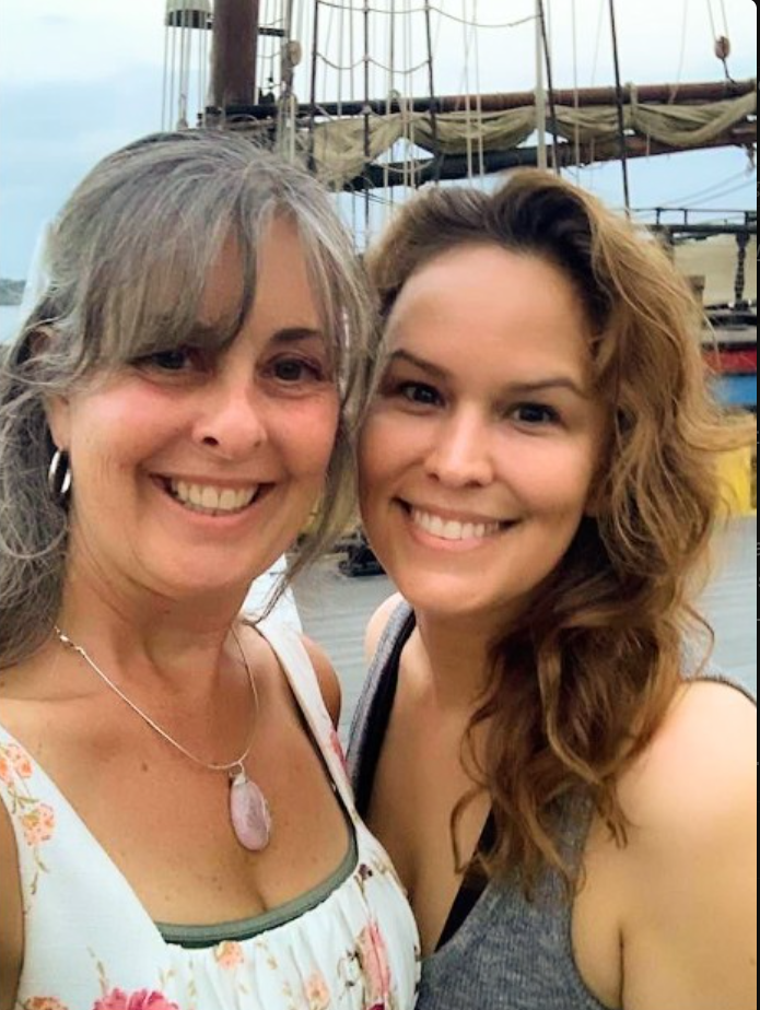 Nikki Zalesak with a client