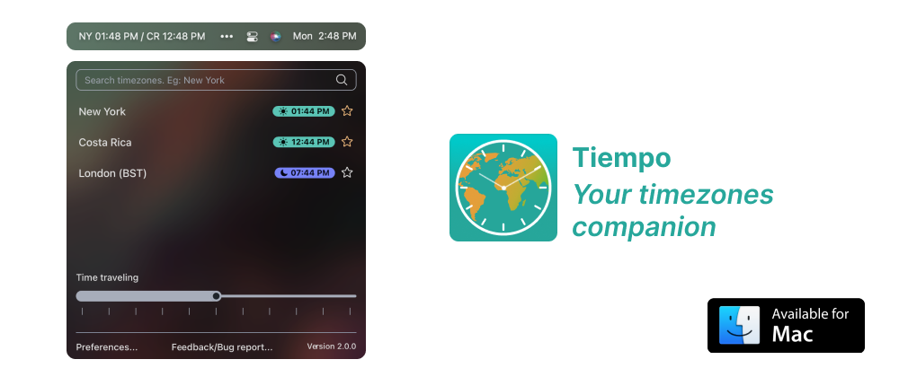 Tiempo app