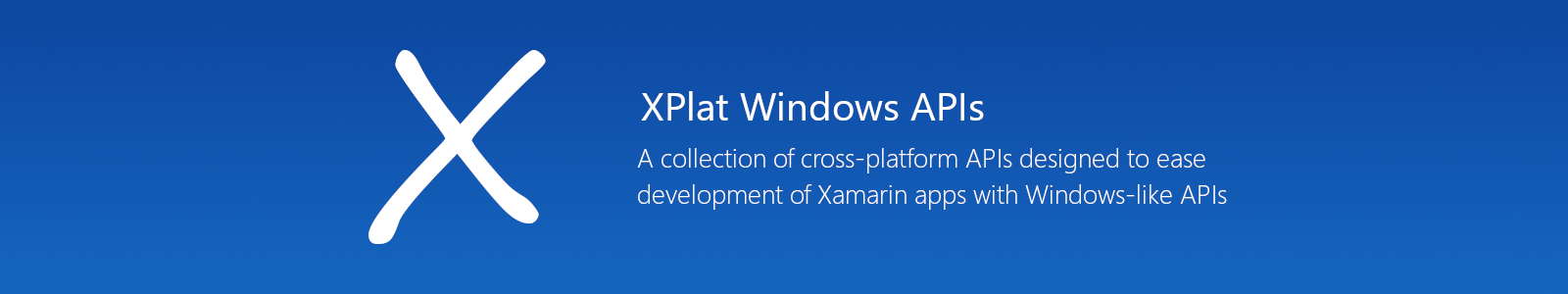 XPlat Windows APIs