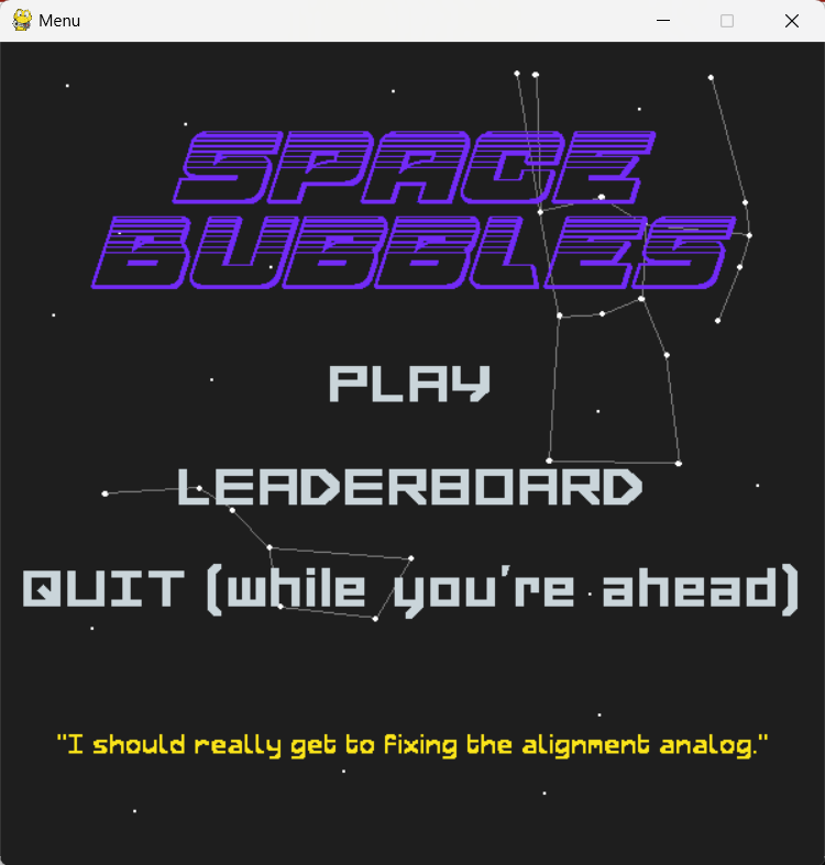 GitHub - wilstermanz/space-bubbles: A Space Invaders/Bubble Shooter mashup