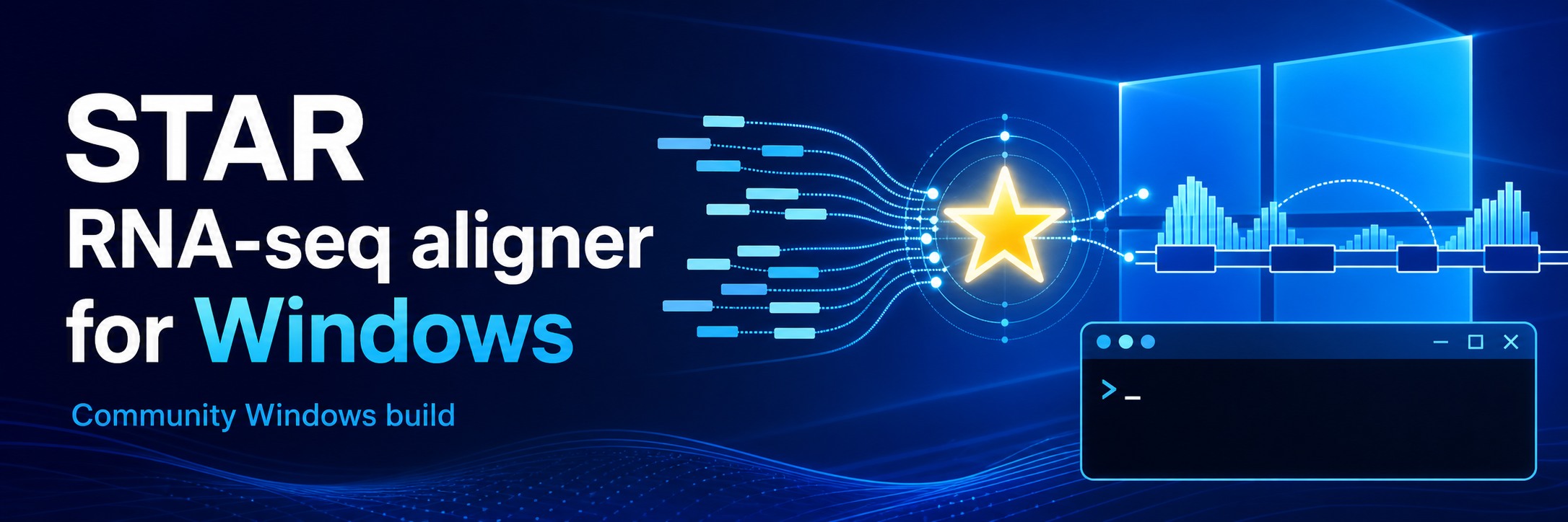 STAR RNA-seq aligner for Windows