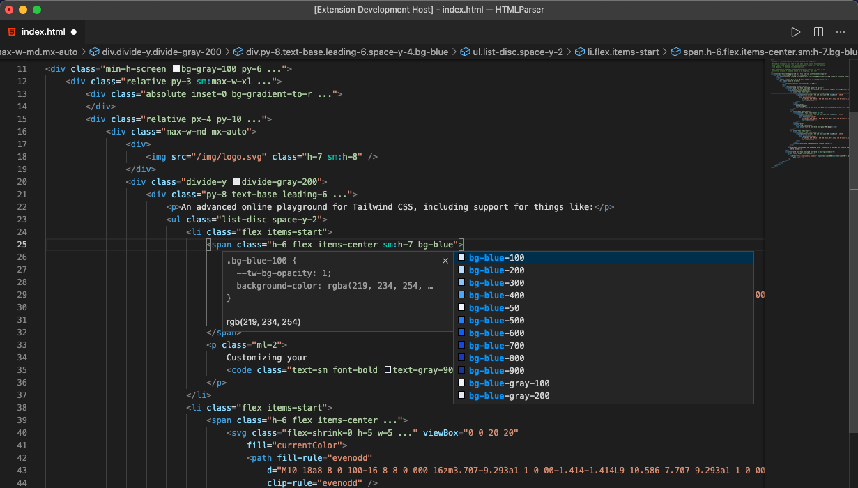 Windi CSS Intellisense for VS Code | Windi CSS