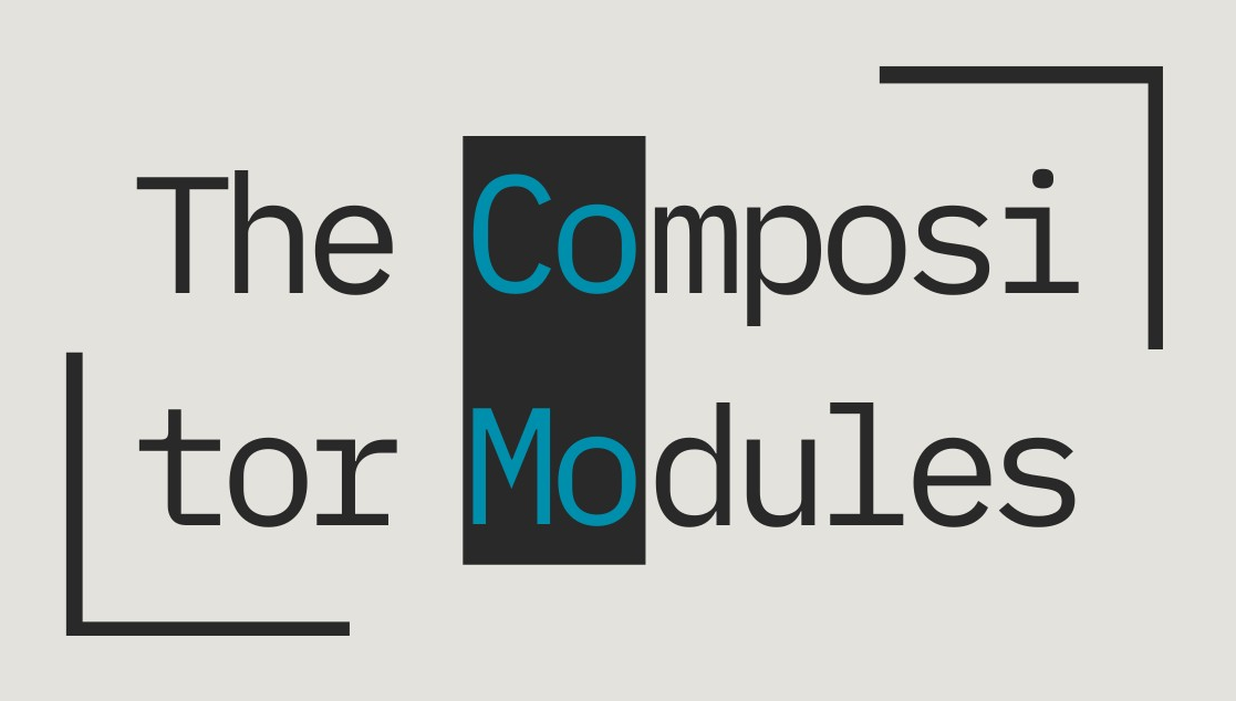 The Compositor Modules wide logo