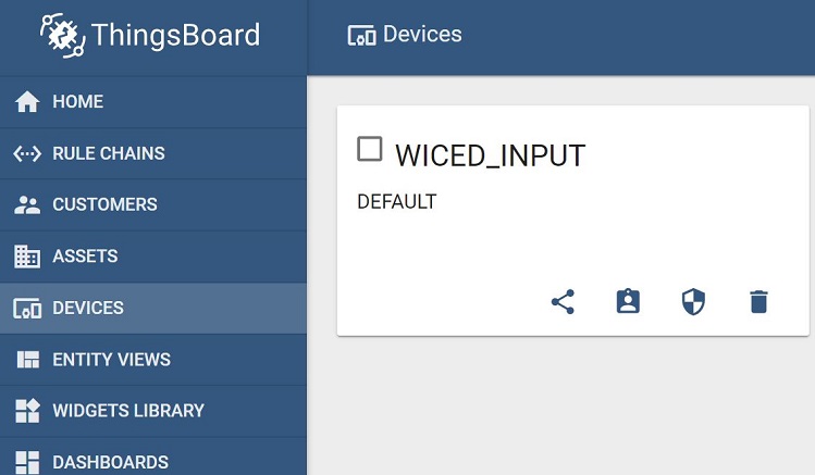 Device setup