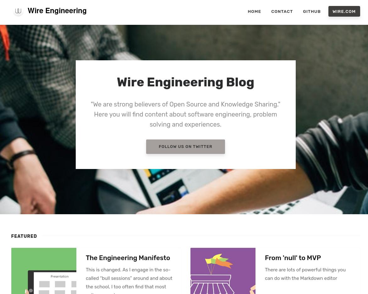 Wire Engineering Blog