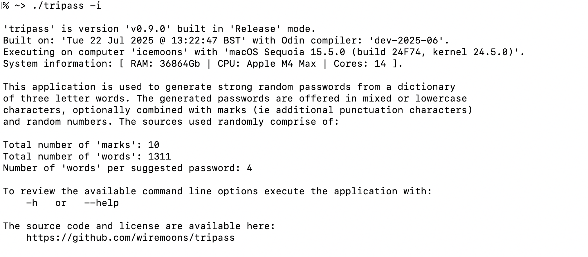 tripass screenshot