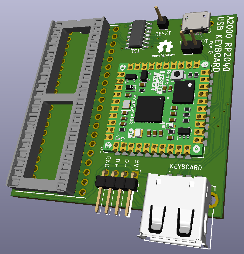 A2000-USB-Keyboard-Adapter-RP2040, from the project README