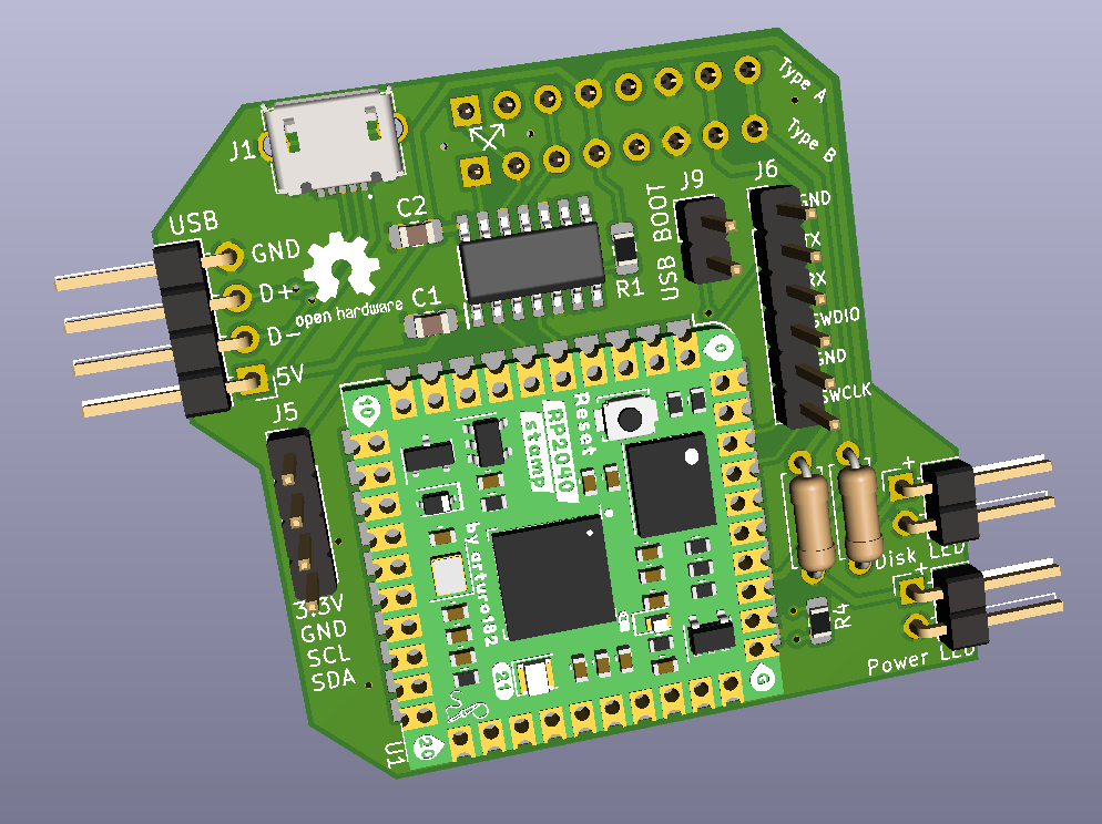 A500-USB-Keyboard-Adapter-RP2040, from the project README