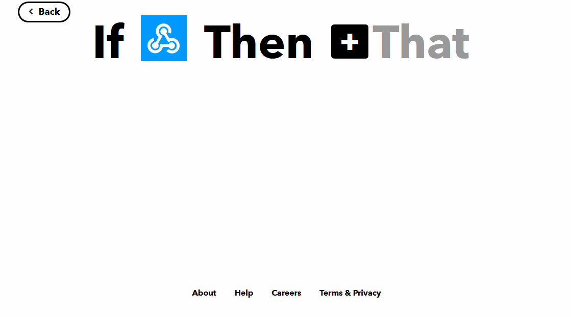 IFTTT set event target