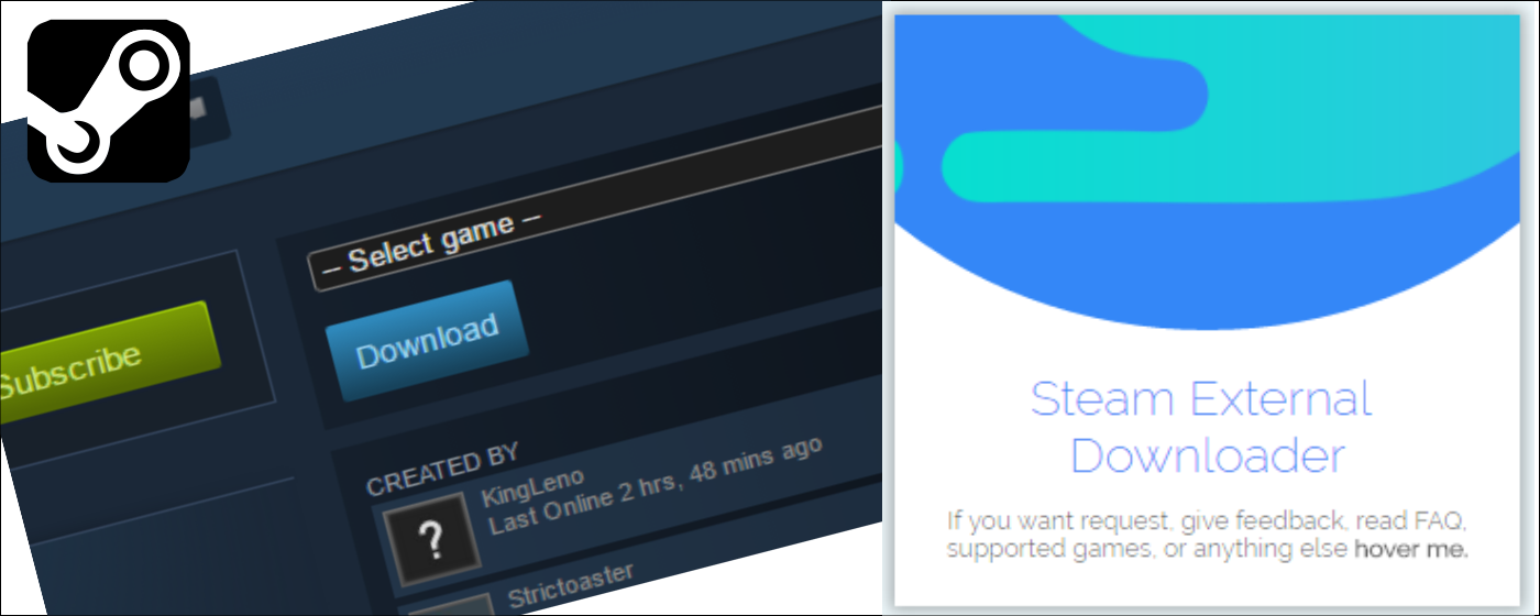 how to download steam workshop files for non steam games