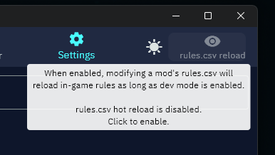 rules.csv Autoreloader