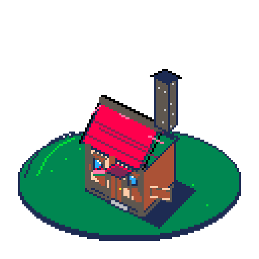 Step 1, 4× of Turntable cottage