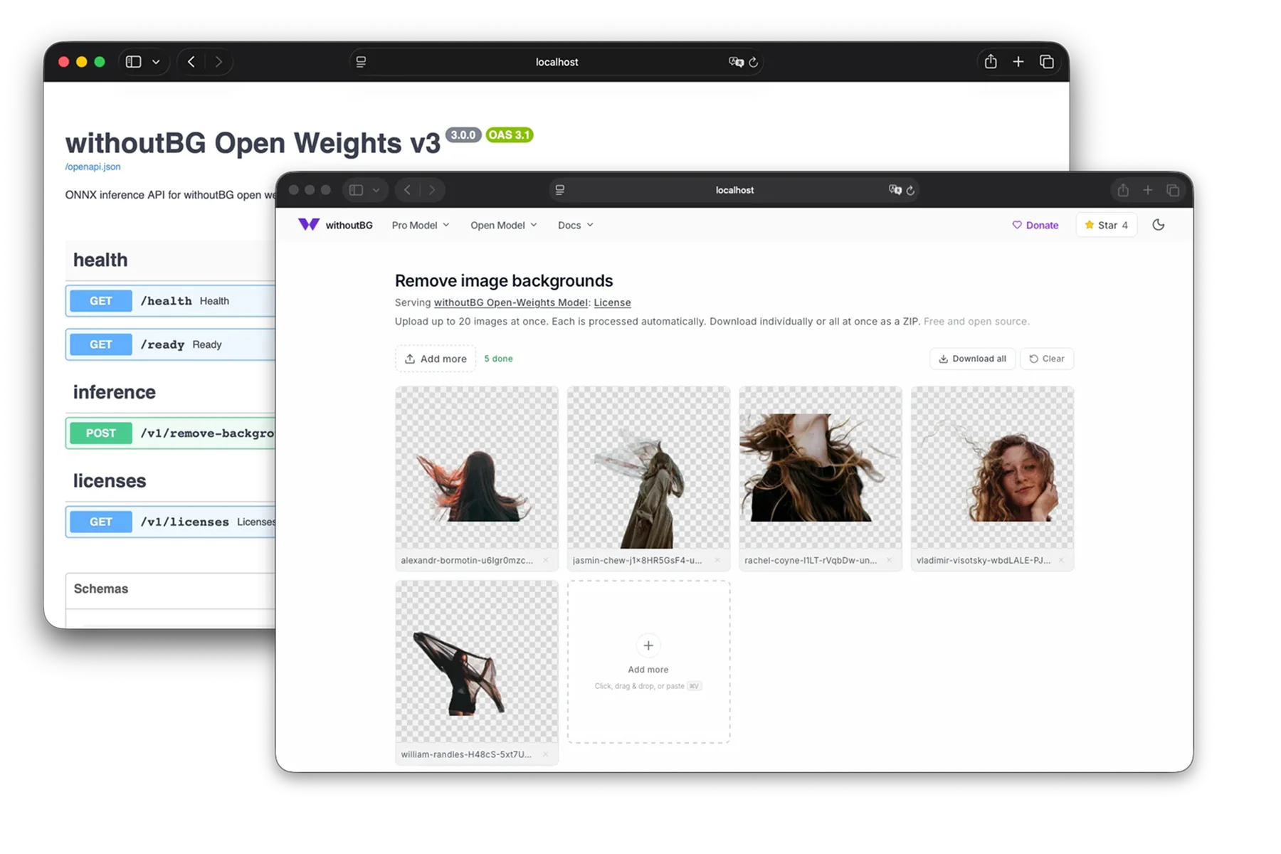 withoutBG Docker