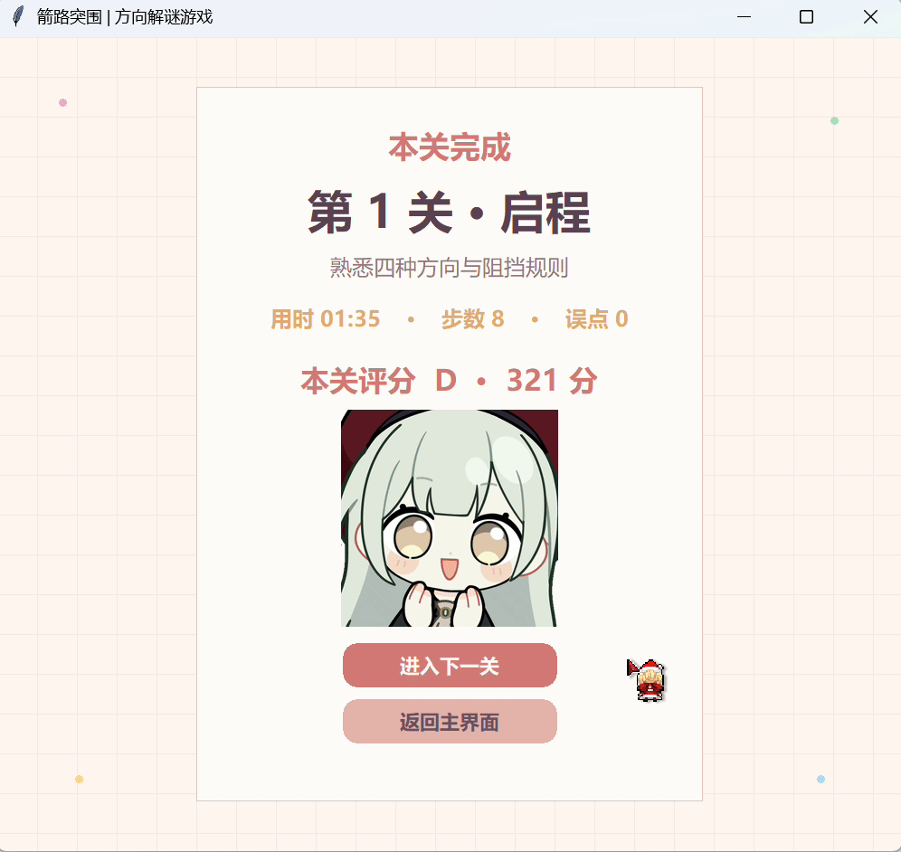 游戏过关过程