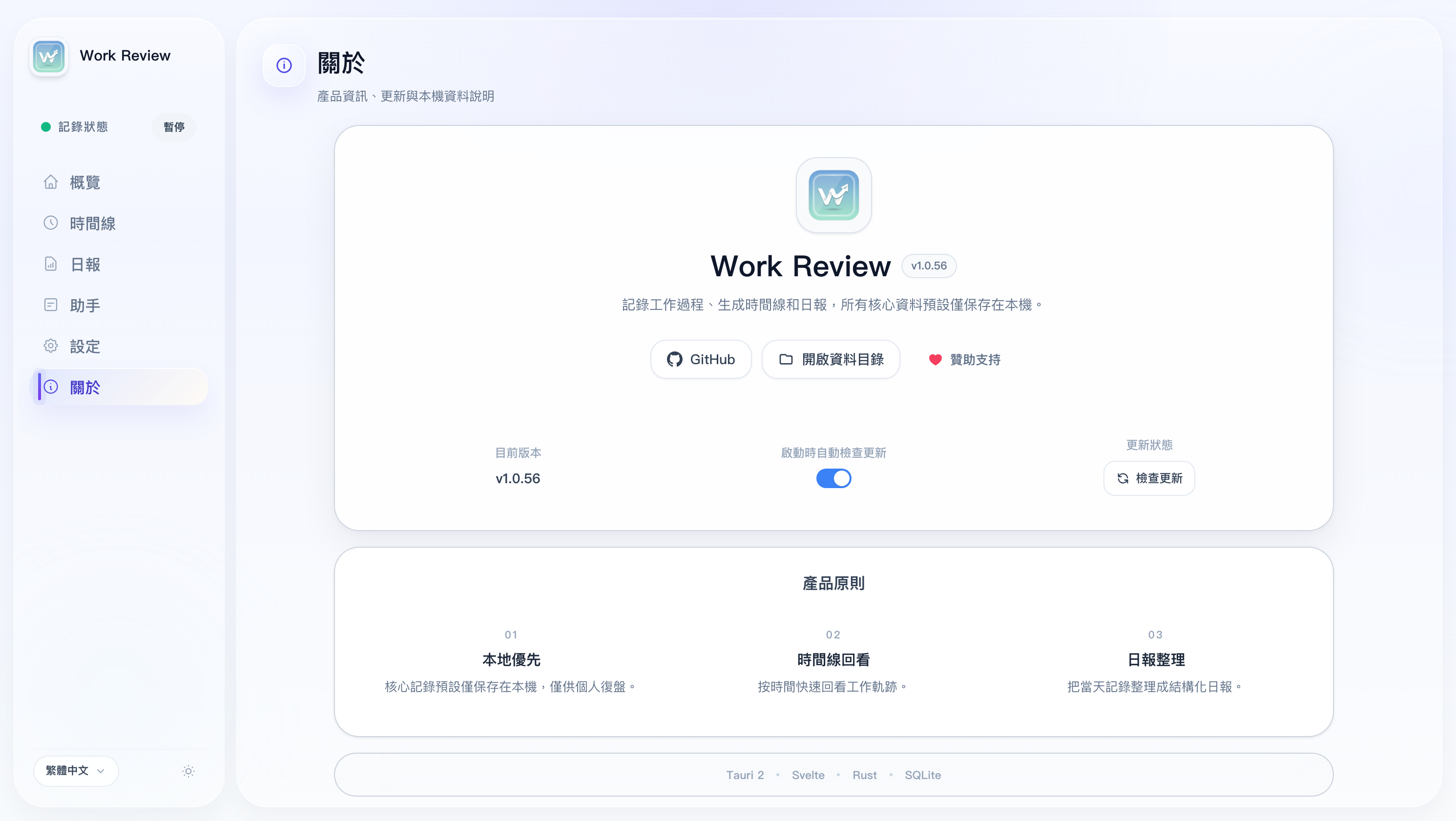 關於 Work Review