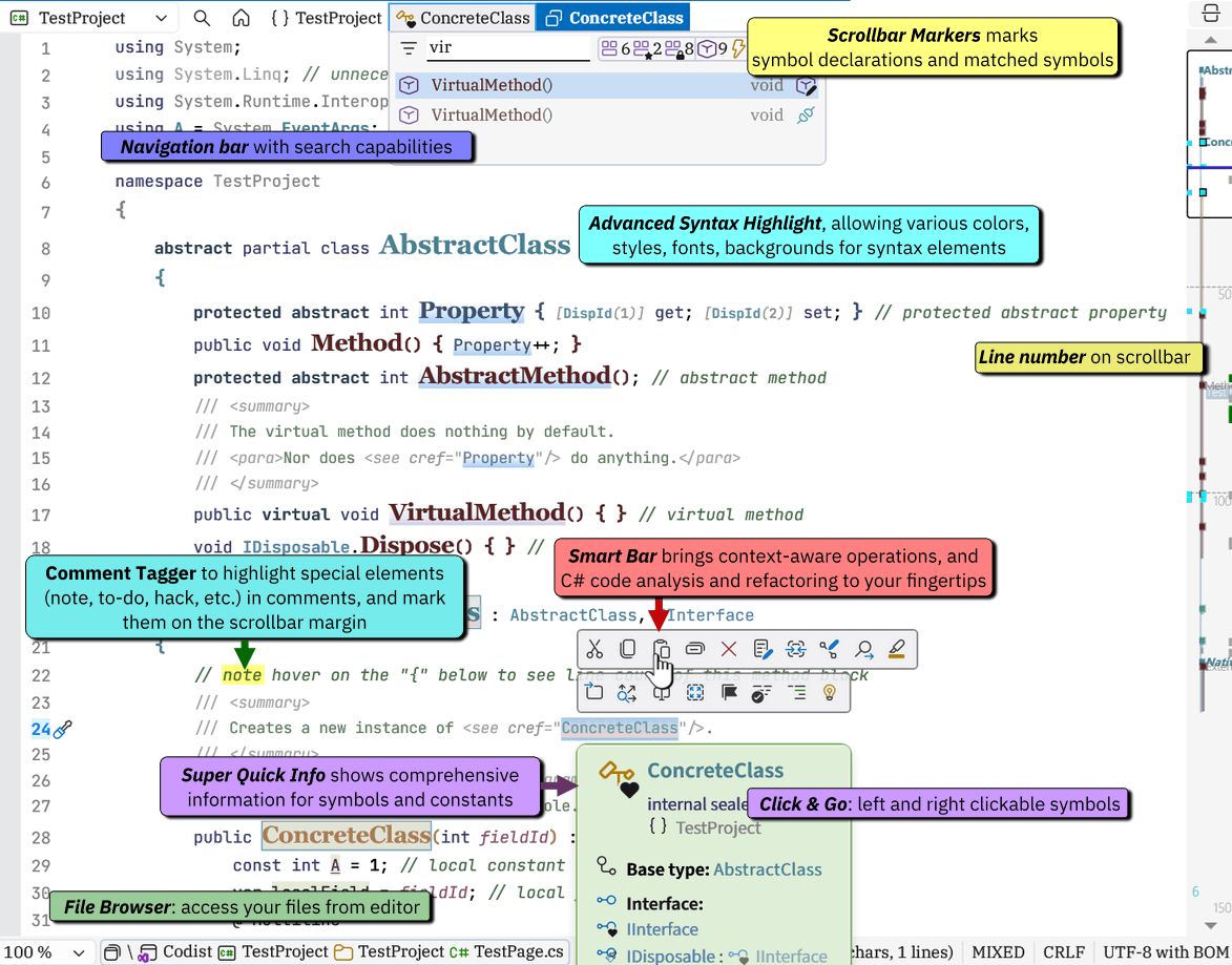 Feature overview