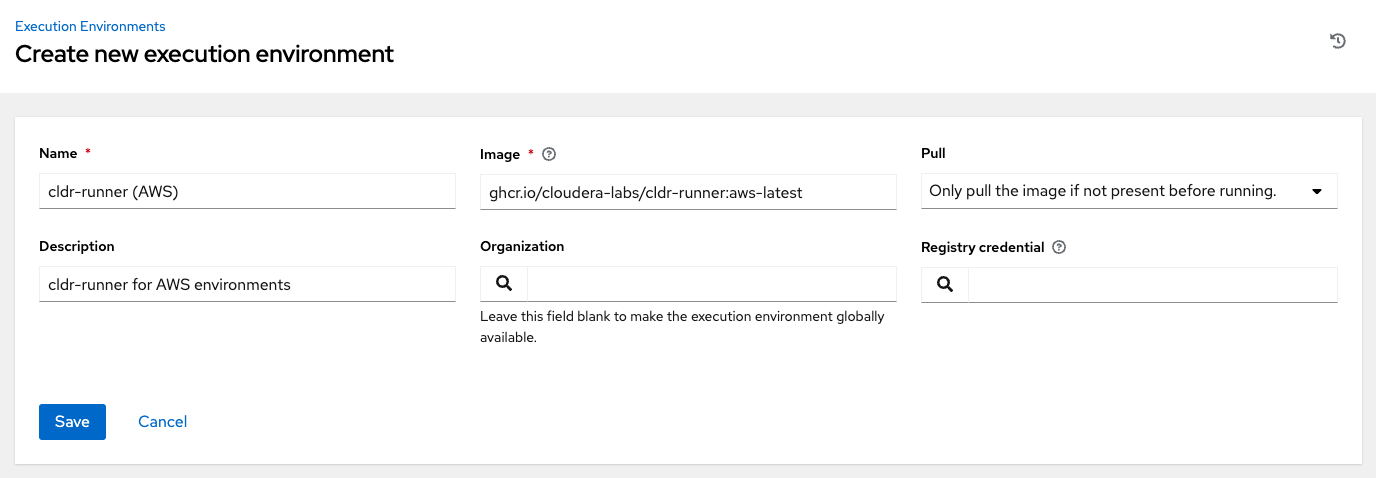 AWX Execution Environment setup