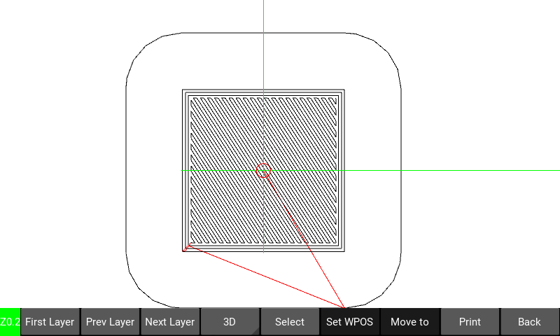 Gcode Viewer Screen