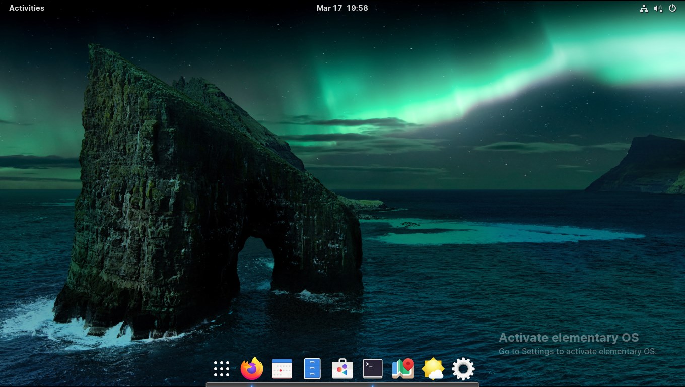 A screenshot of a Linux desktop displaying the watermark.