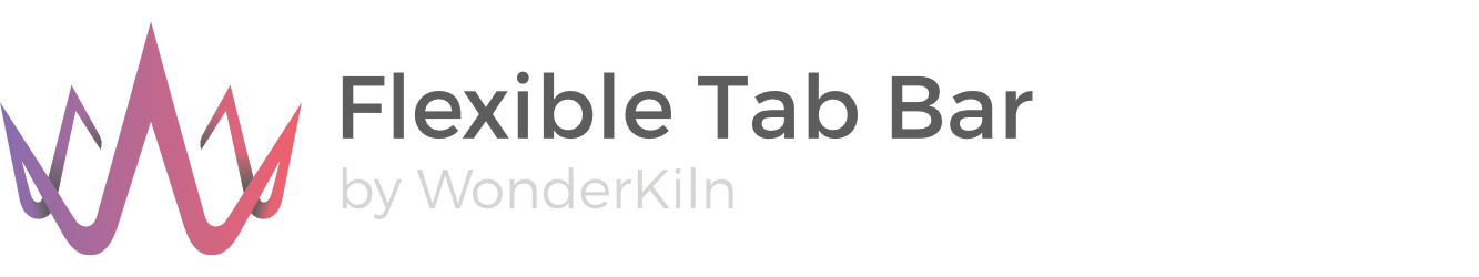 Flexible Tab Bar Header