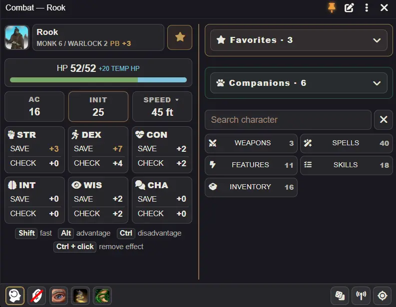 Player mode
