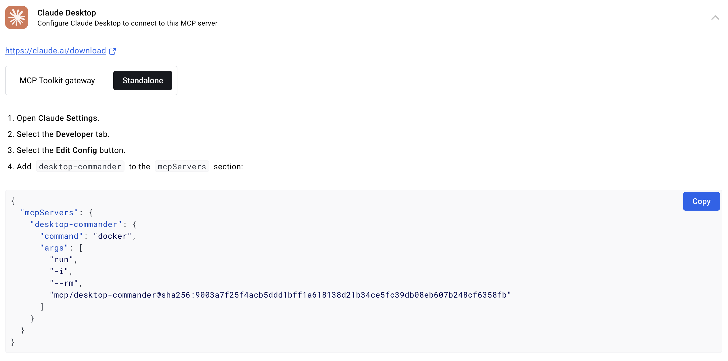 Desktop Commander screenshot