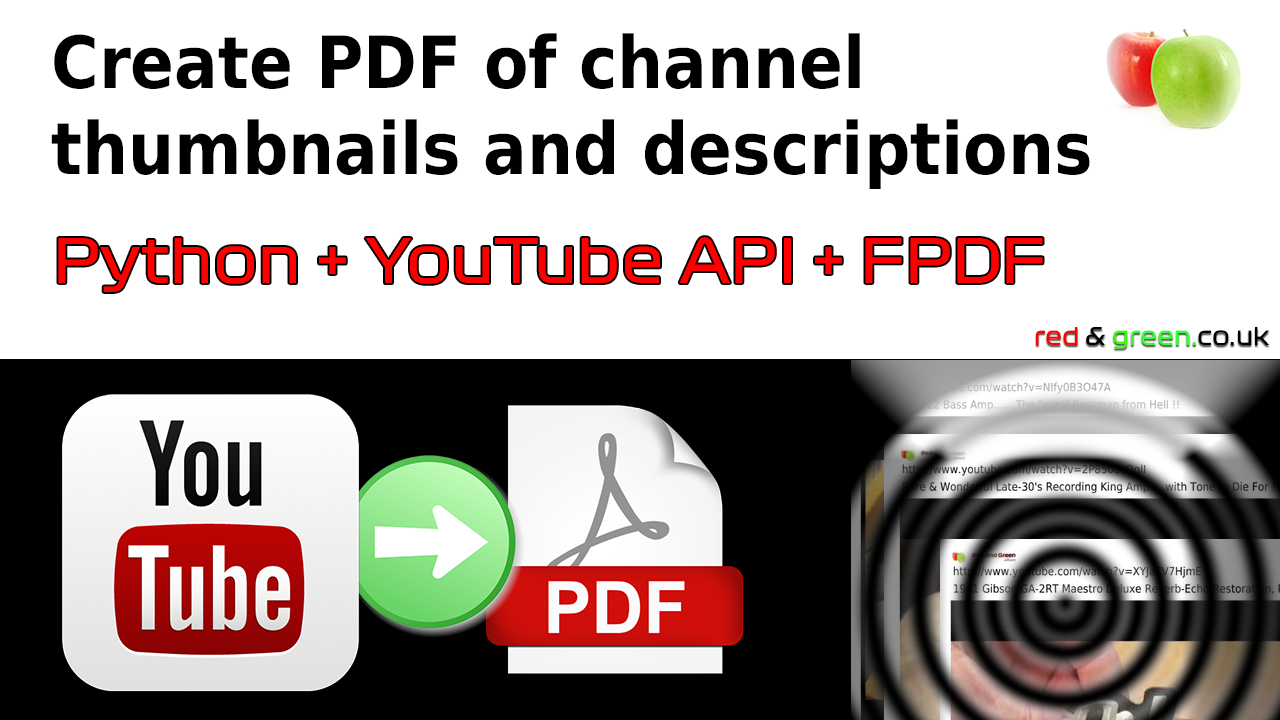 YouTube PDF maker