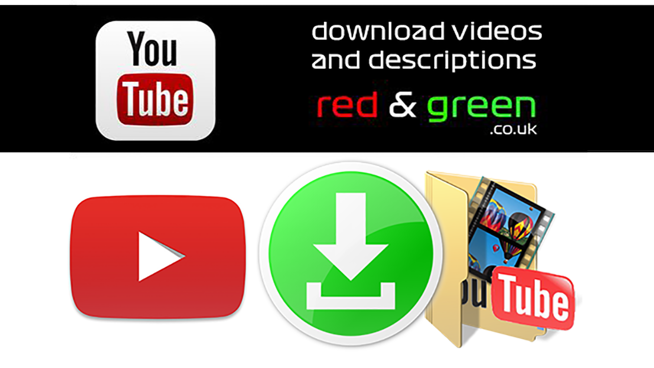 YouTube Video Download to mp4 + descriptions + thumbnails