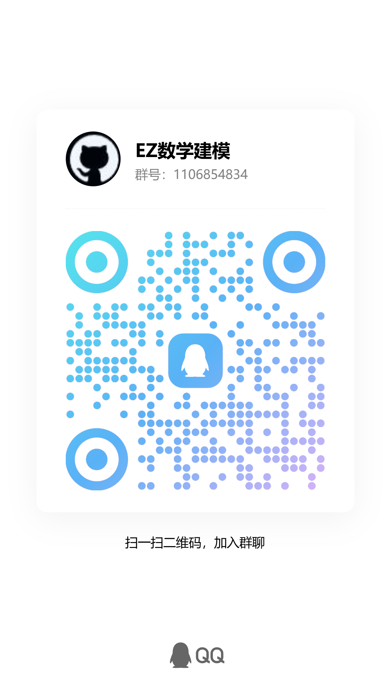 EZ数学建模 QQ 群二维码