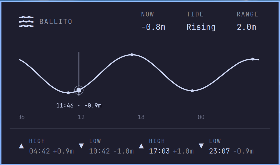 Tides panel