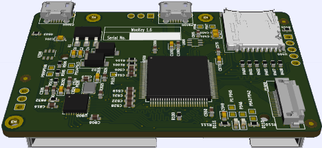 Hard wookey motherboard, from the project README