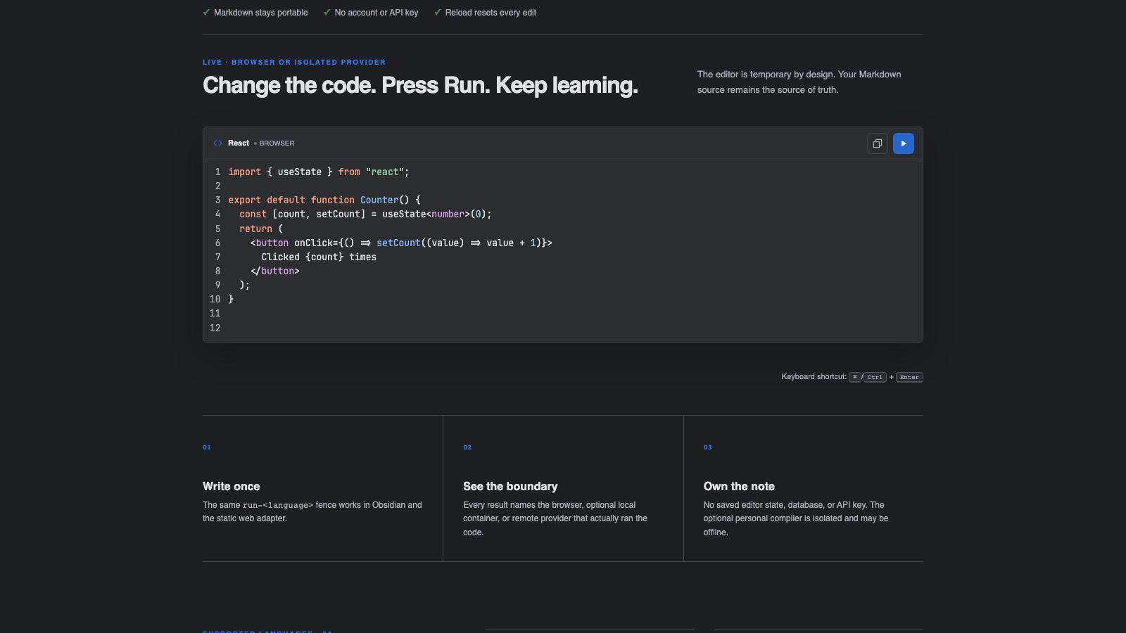 Manta Code Blocks walkthrough