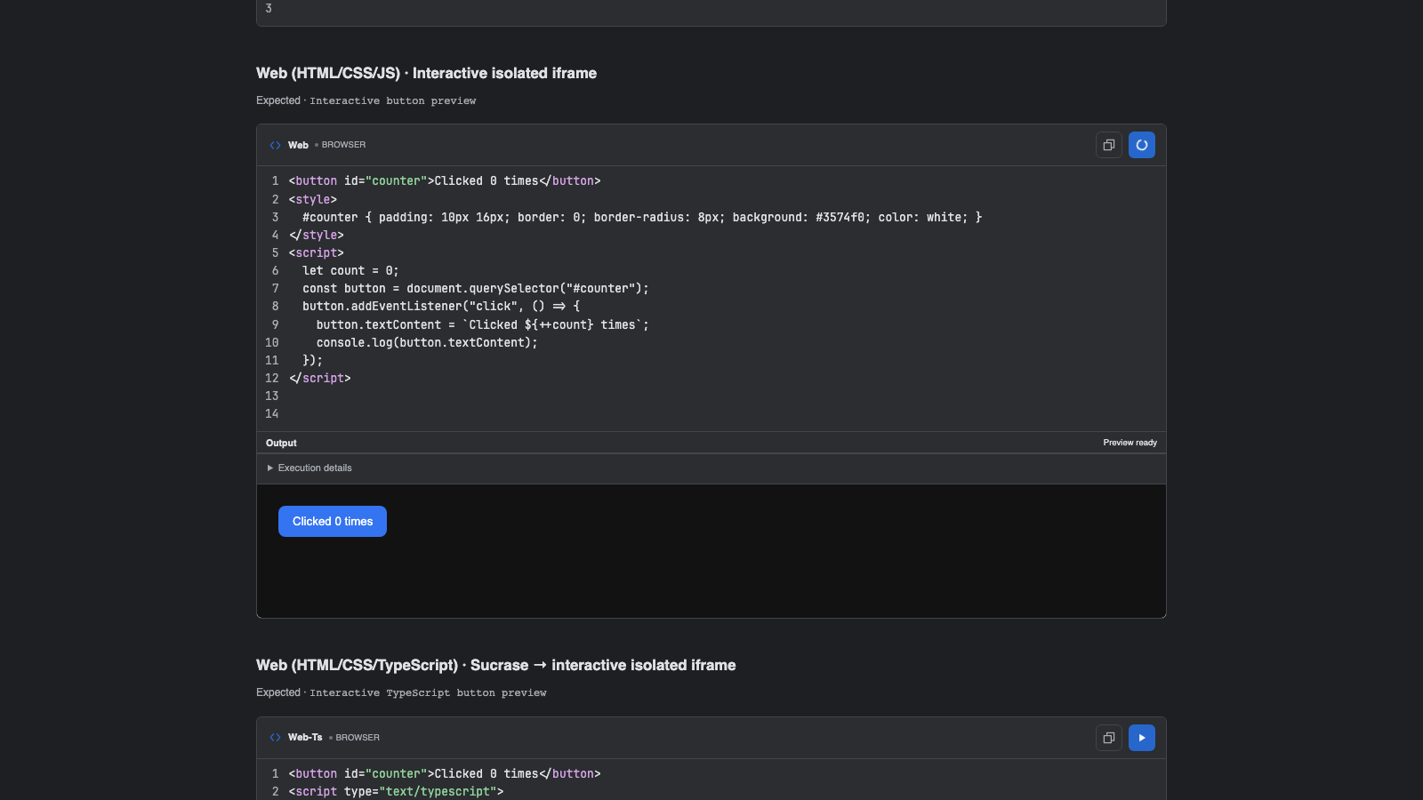 Interactive HTML, CSS, and JavaScript running in an isolated browser preview.