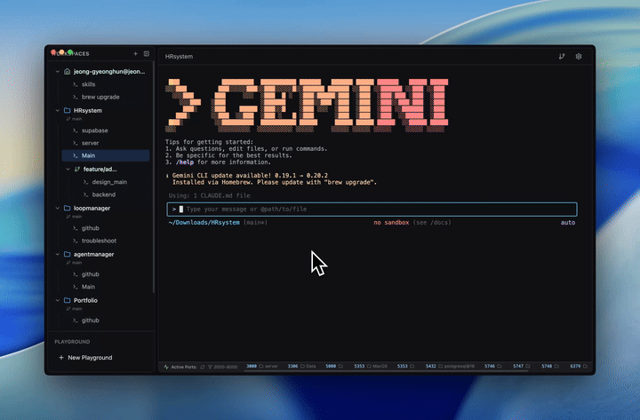 Git Worktree demo