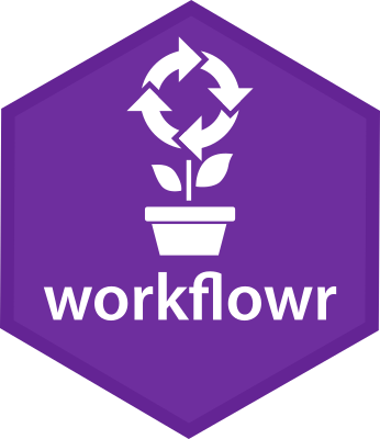 hex sticker for workflowr R package