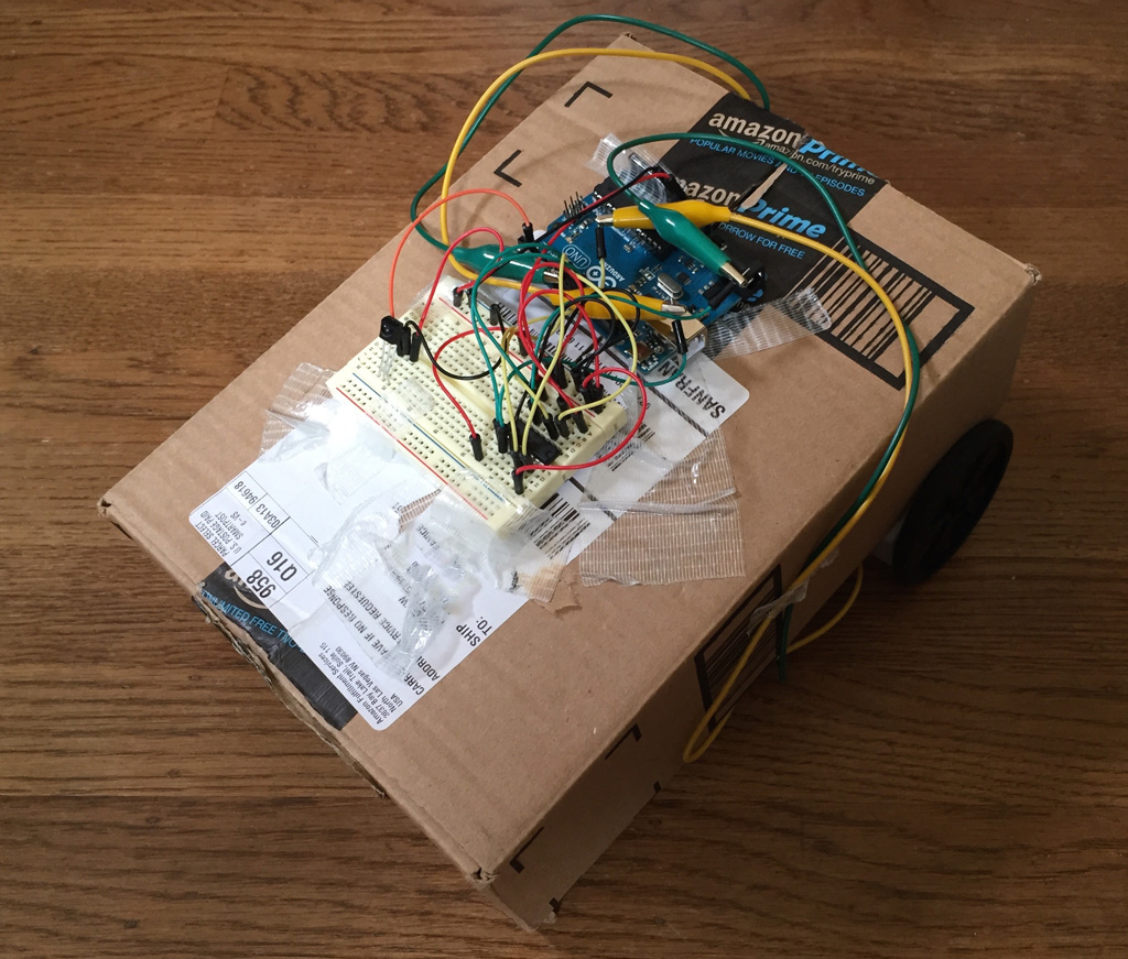 cardboard car remote control