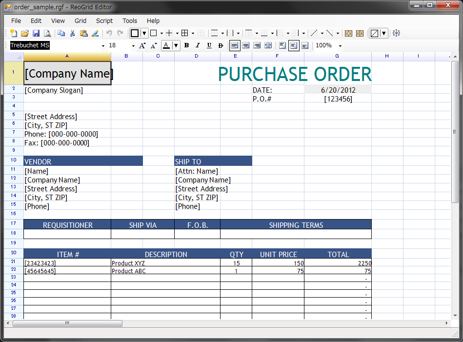 Snapshot - Read from Excel