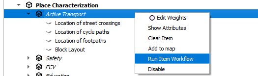 Active transport run