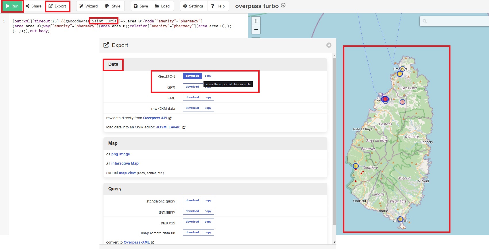 OSM query