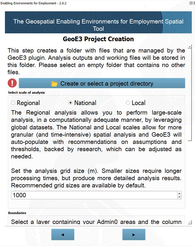 New GeoE3 Project
