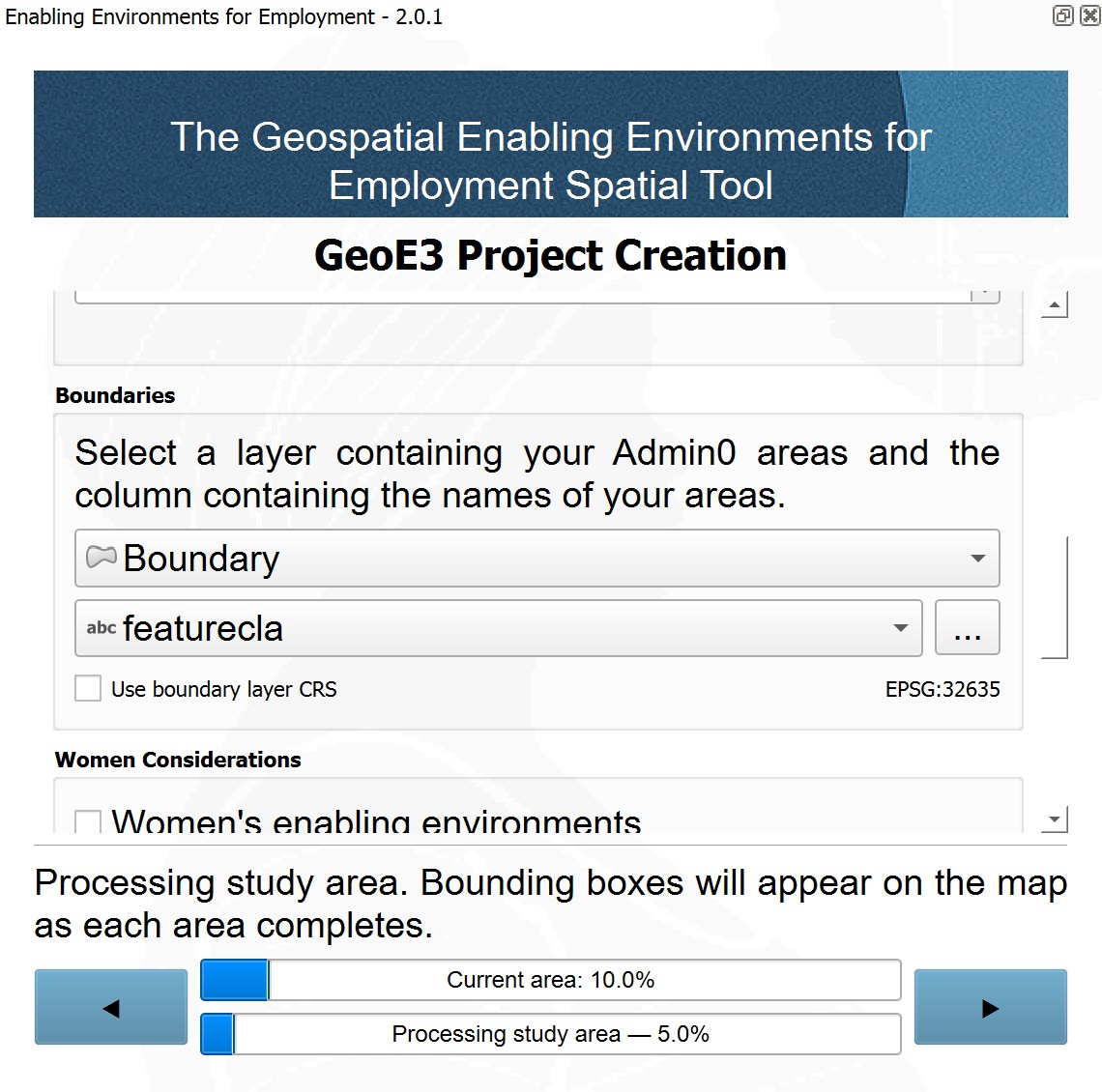 New GeoE3 Project