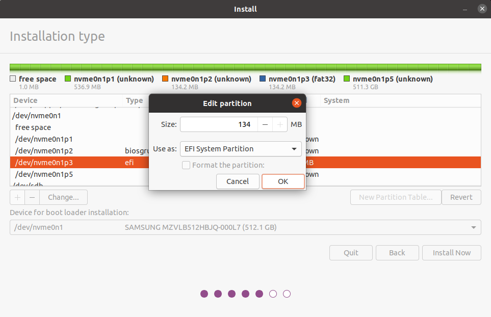 efi partition