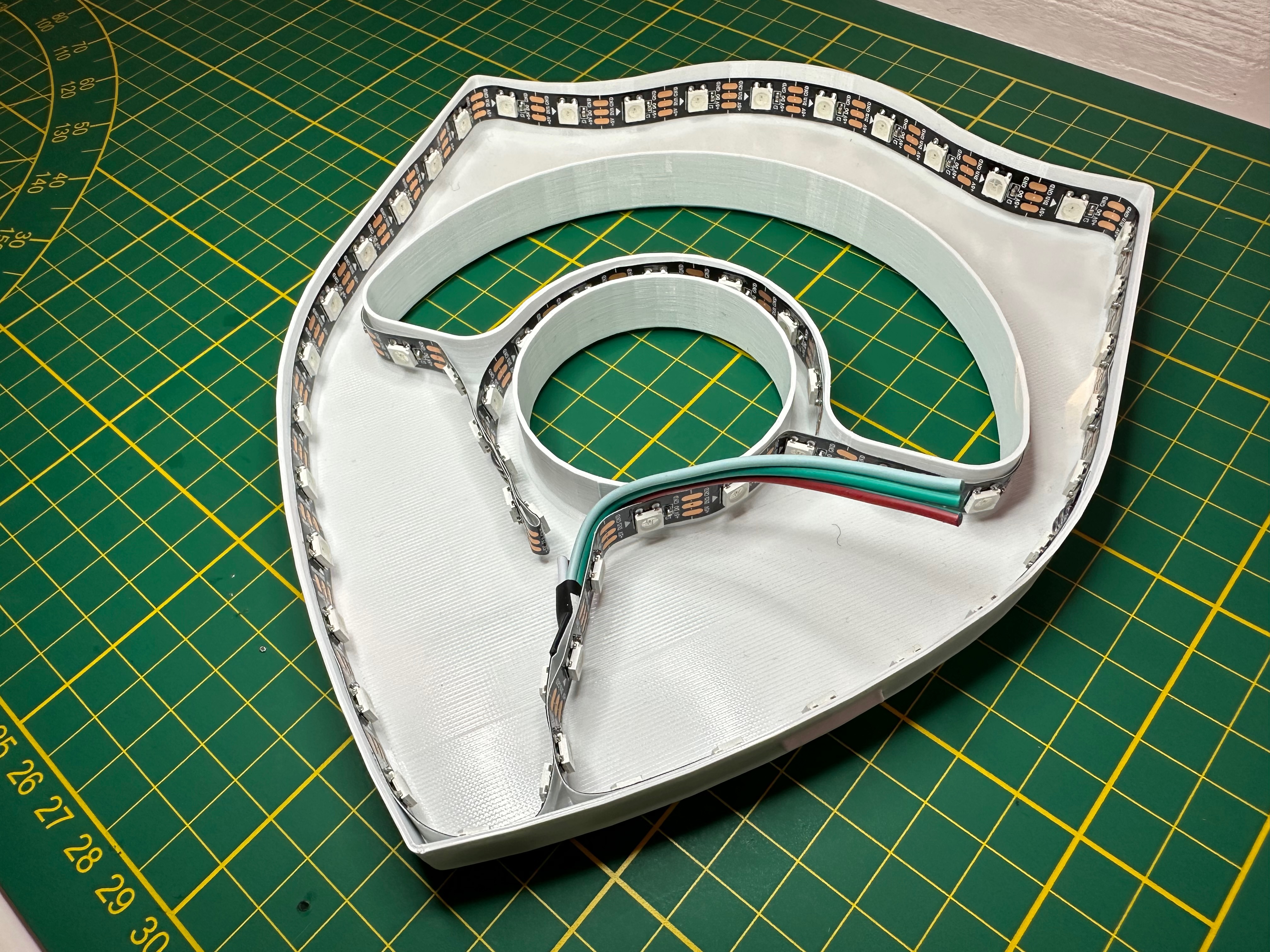 Path of the LED strip