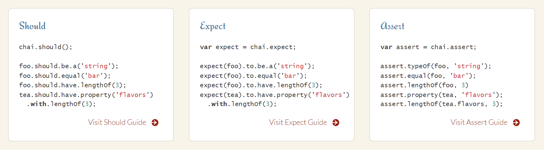 chai js flavors